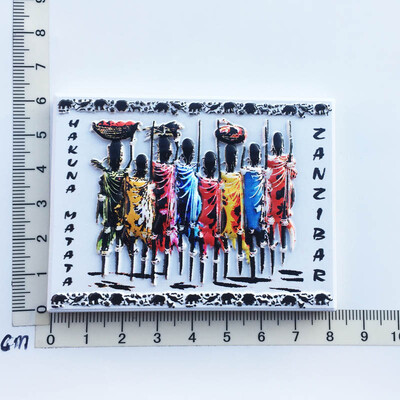 Magneți pentru frigider Tanzania Suveniruri de călătorie din Zanzibar Autocolante pentru frigider pentru nuntă Cadouri de Crăciun Fotocolante de perete