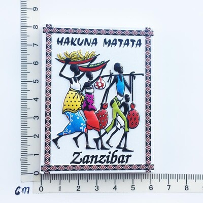 Magneți pentru frigider Tanzania Suveniruri de călătorie din Zanzibar Autocolante pentru frigider pentru nuntă Cadouri de Crăciun Fotocolante de perete