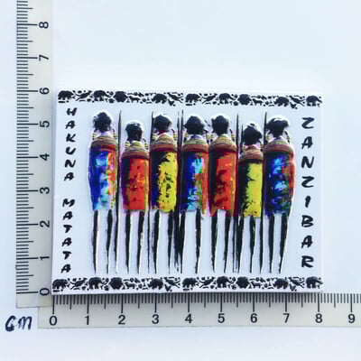 Magneți pentru frigider Tanzania Suveniruri de călătorie din Zanzibar Autocolante pentru frigider pentru nuntă Cadouri de Crăciun Fotocolante de perete