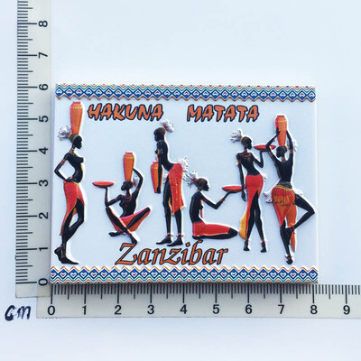 Magneți pentru frigider Tanzania Suveniruri de călătorie din Zanzibar Autocolante pentru frigider pentru nuntă Cadouri de Crăciun Fotocolante de perete