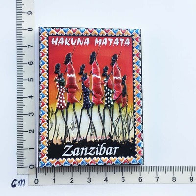 Magneți pentru frigider Tanzania Suveniruri de călătorie din Zanzibar Autocolante pentru frigider pentru nuntă Cadouri de Crăciun Fotocolante de perete