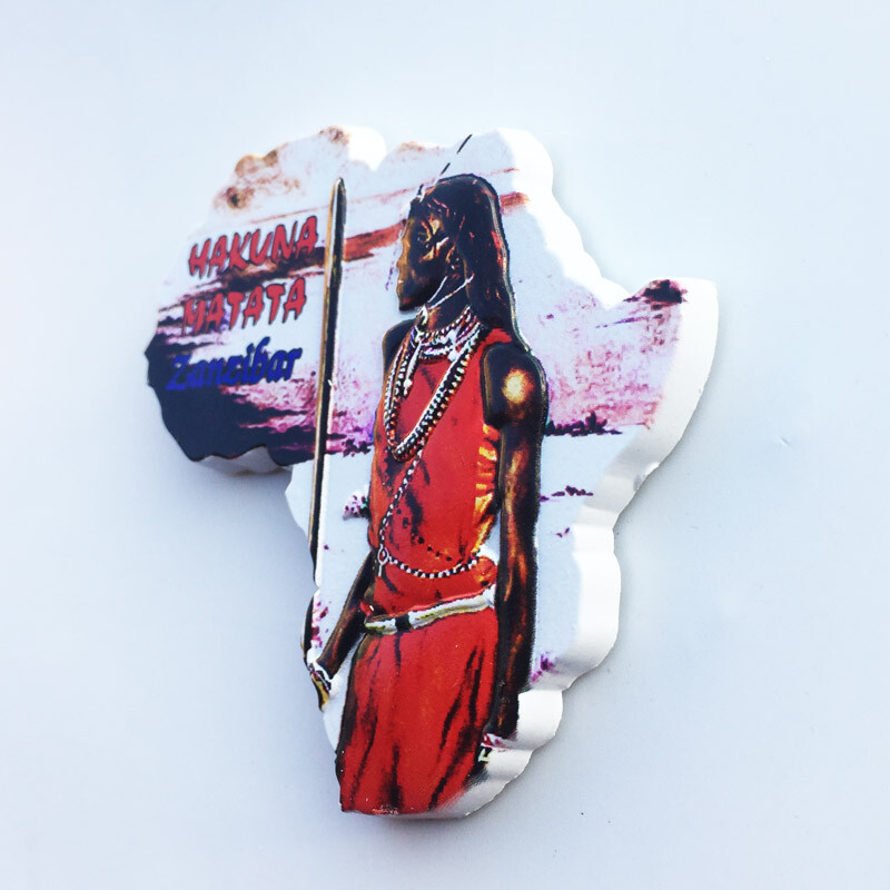 Magneți pentru frigider Tanzania Suveniruri de călătorie din Zanzibar Autocolante pentru frigider pentru nuntă Cadouri de Crăciun Fotocolante de perete