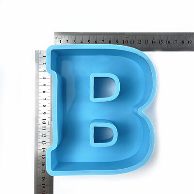 Mucegai din silicon din rășină epoxidica cu alfabet cu majuscule de 6 inch, matriță cu numere de litere, propunere pentru petrecerea de aniversare, pentru decorare de nuntă, matriță de turnare