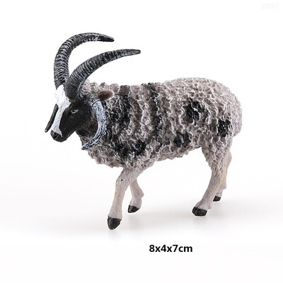 Simulácia zvierat Ovca Koza Koza Kognitívny Model Plastové Remeselné Miniatúry Školský Vyučovací Nástroj Domáca Dekorácia Hračka Darček A855