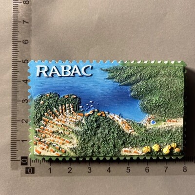 Magnety na chladničku Chorvátsko Rabac Rovinj Cestovné suveníry Magnetické nálepky na chladničku Dekorácie do domácnosti Svadobné darčeky Fotonálepky na stenu