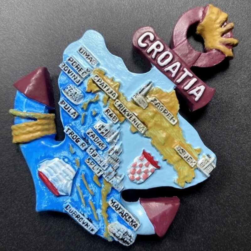 Magnety na chladničku Chorvátsko Rabac Rovinj Cestovné suveníry Magnetické nálepky na chladničku Dekorácie do domácnosti Svadobné darčeky Fotonálepky na stenu