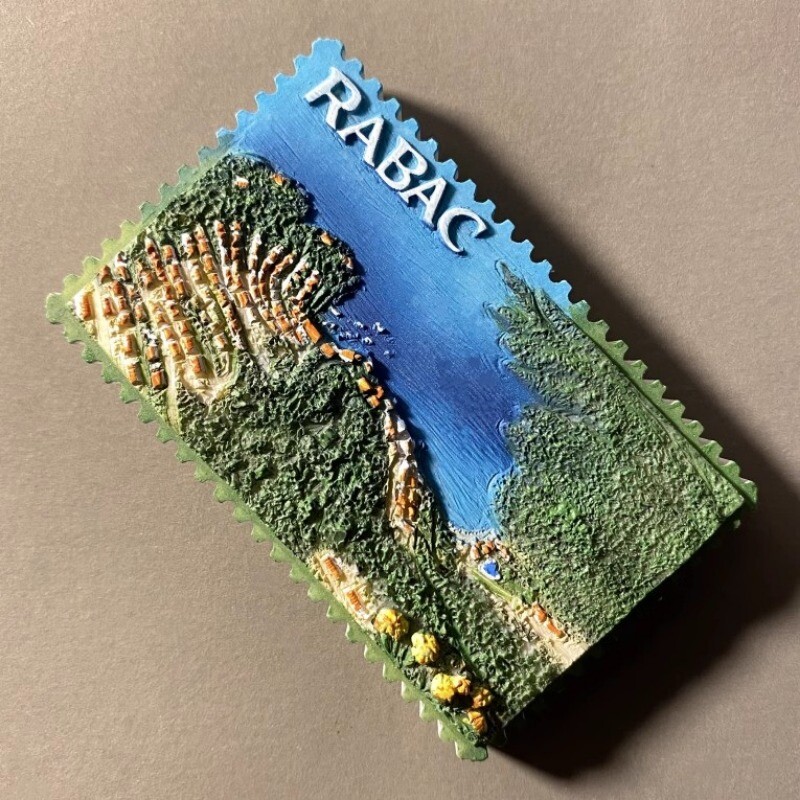 Magnety na chladničku Chorvátsko Rabac Rovinj Cestovné suveníry Magnetické nálepky na chladničku Dekorácie do domácnosti Svadobné darčeky Fotonálepky na stenu