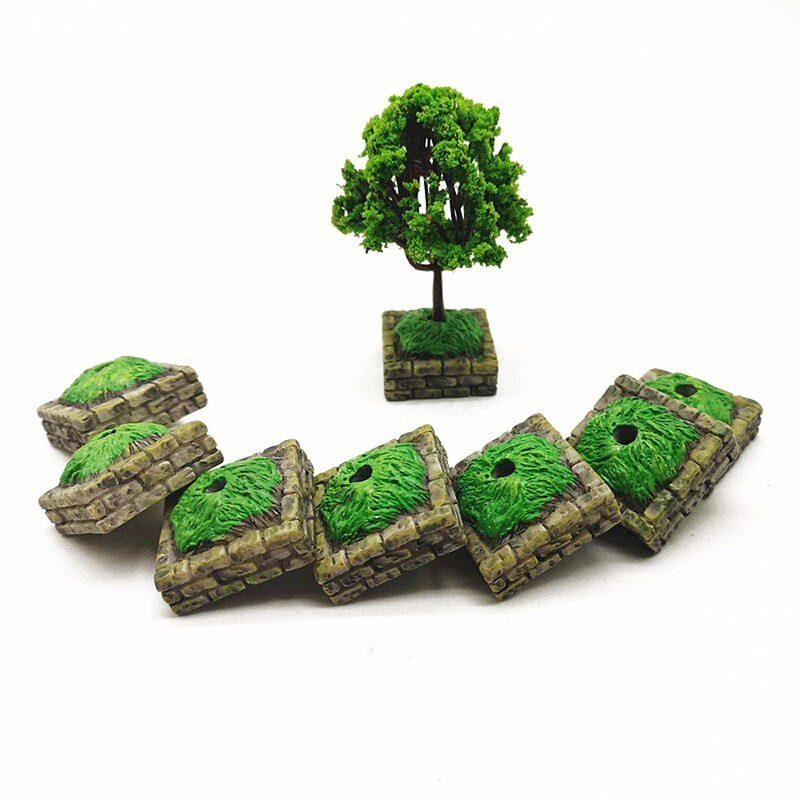 5 bucăți de bază de copac artizanat altar de copac decor acasă micro peisaj zână ornament de grădină figurină miniaturală