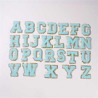 26 de patch-uri cu litere pentru îmbrăcăminte, alfabet roz, prosop, broderie, aplicații de călcat, haine pentru femei, insigne cu nume de bricolaj