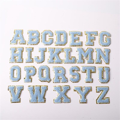 26 de patch-uri cu litere pentru îmbrăcăminte, alfabet roz, prosop, broderie, aplicații de călcat, haine pentru femei, insigne cu nume de bricolaj