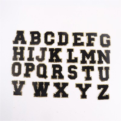 26 de patch-uri cu litere pentru îmbrăcăminte, alfabet roz, prosop, broderie, aplicații de călcat, haine pentru femei, insigne cu nume de bricolaj