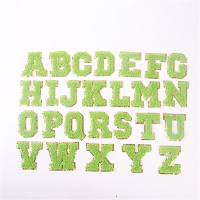 26 de patch-uri cu litere pentru îmbrăcăminte, alfabet roz, prosop, broderie, aplicații de călcat, haine pentru femei, insigne cu nume de bricolaj