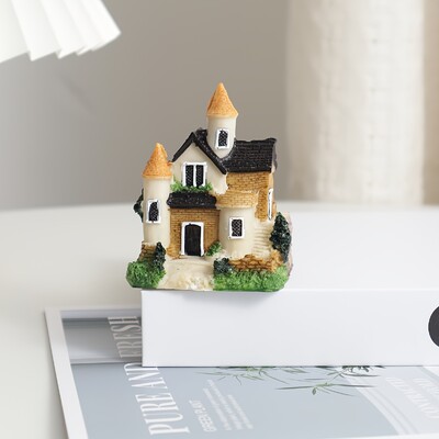 1buc-Rășină Miniaturi Figurine Decorare Grădină Zâne Grădină Rășină Artizanat Casă Micro Peisaj Ornamente pentru Casă în Miniatura