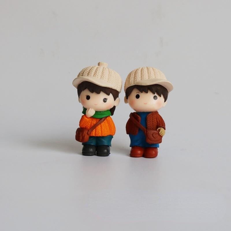 4 ks kreslených tašiek pre páry ozdôb, miniatúrnych záhradných miniatúrnych teráriumových figúrok, sukulentných ozdôb, bytových doplnkov