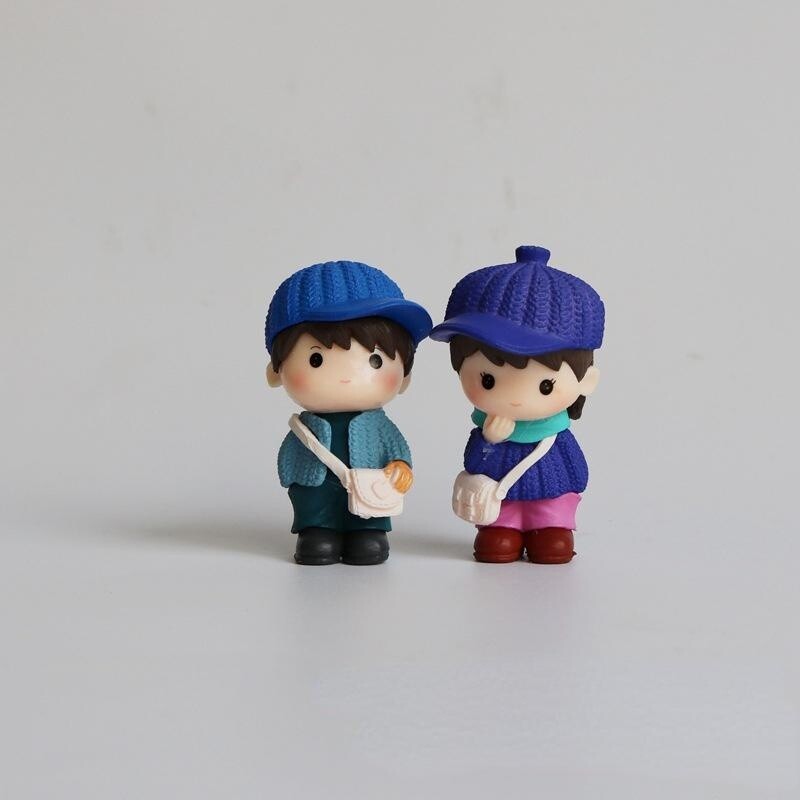 4 ks kreslených tašiek pre páry ozdôb, miniatúrnych záhradných miniatúrnych teráriumových figúrok, sukulentných ozdôb, bytových doplnkov