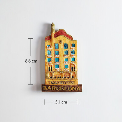 Eiropa Spānija 3D ledusskapja magnēts, tūristu suvenīru uzlīmes, mājas un virtuves dekorēšana, ledusskapja magnēta vēstules uzlīme