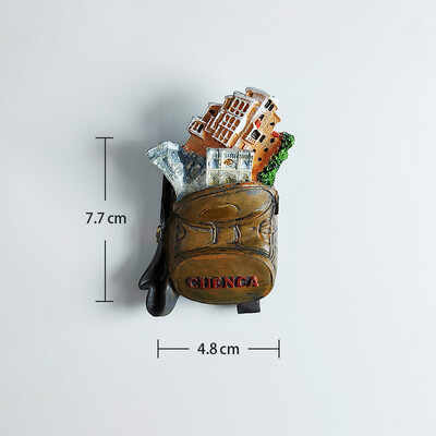 Eiropa Spānija 3D ledusskapja magnēts, tūristu suvenīru uzlīmes, mājas un virtuves dekorēšana, ledusskapja magnēta vēstules uzlīme