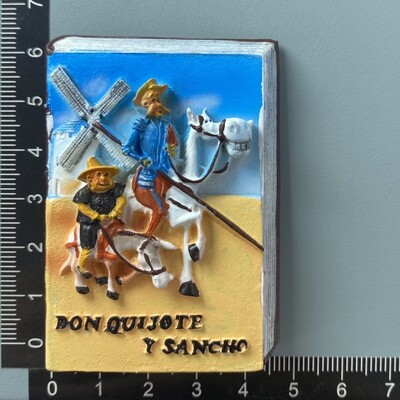 Eiropa Spānija 3D ledusskapja magnēts, tūristu suvenīru uzlīmes, mājas un virtuves dekorēšana, ledusskapja magnēta vēstules uzlīme