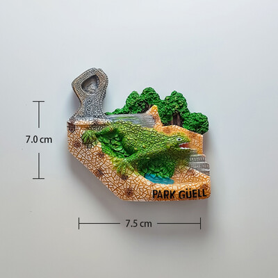 Eiropa Spānija 3D ledusskapja magnēts, tūristu suvenīru uzlīmes, mājas un virtuves dekorēšana, ledusskapja magnēta vēstules uzlīme