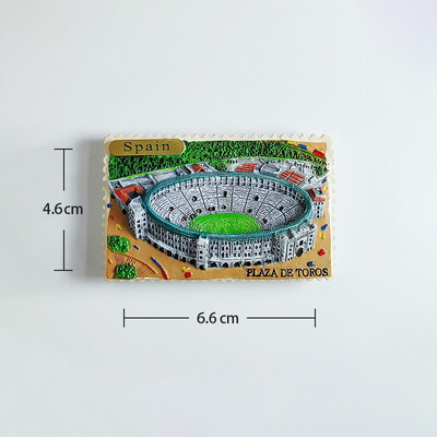 Eiropa Spānija 3D ledusskapja magnēts, tūristu suvenīru uzlīmes, mājas un virtuves dekorēšana, ledusskapja magnēta vēstules uzlīme
