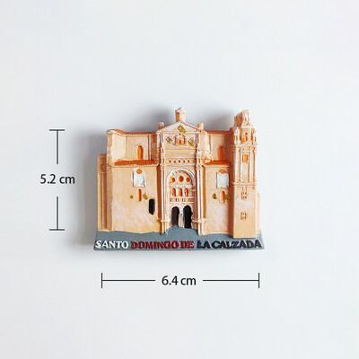 Eiropa Spānija 3D ledusskapja magnēts, tūristu suvenīru uzlīmes, mājas un virtuves dekorēšana, ledusskapja magnēta vēstules uzlīme