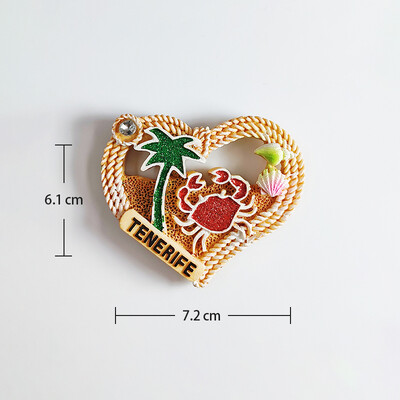 Eiropa Spānija 3D ledusskapja magnēts, tūristu suvenīru uzlīmes, mājas un virtuves dekorēšana, ledusskapja magnēta vēstules uzlīme