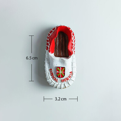 Eiropa Spānija 3D ledusskapja magnēts, tūristu suvenīru uzlīmes, mājas un virtuves dekorēšana, ledusskapja magnēta vēstules uzlīme