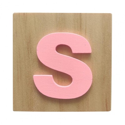 Alphabet Craft Chic lengvas abėcėlės blokelis, mažas 26 angliškos abėcėlės medžio kaladėlės kūdikių žaislų vestuvių dekoras