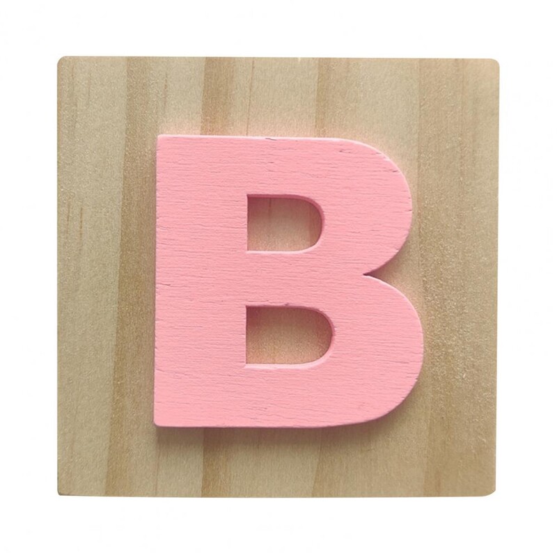 Alphabet Craft Chic lengvas abėcėlės blokelis, mažas 26 angliškos abėcėlės medžio kaladėlės kūdikių žaislų vestuvių dekoras