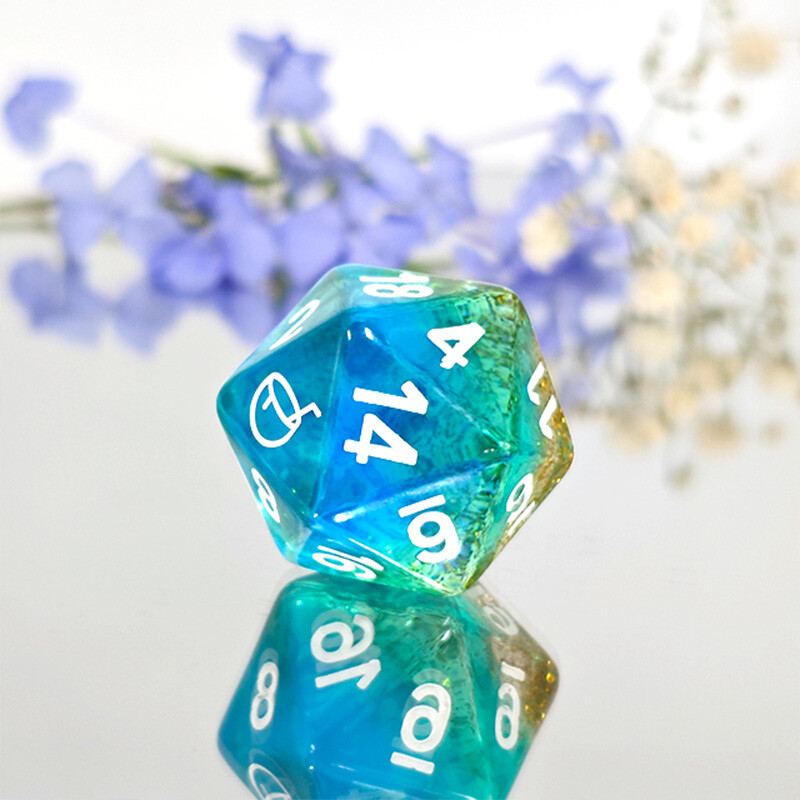 7 ks/sada kociek DND, vynikajúce priehľadné polyédrové formy, živicové kocky, DND RPG párty stolové hry, zábavné príslušenstvo