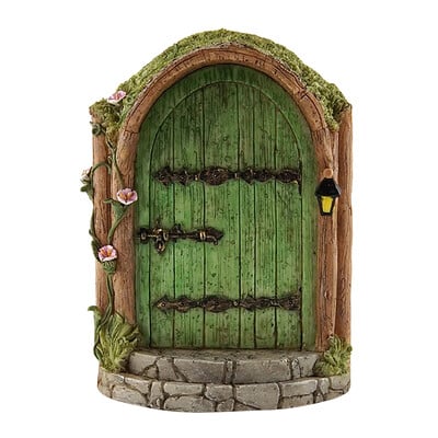 Záhradné dvere škriatkov do rozprávky pre stromčekový domček, miniatúrne rozprávkové drobné domčekové dvere, socha, mini darček pre deti, 3D záhradné dekorácie na stromčekové dvere.