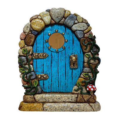 Záhradné dvere škriatkov do rozprávky pre stromčekový domček, miniatúrne rozprávkové drobné domčekové dvere, socha, mini darček pre deti, 3D záhradné dekorácie na stromčekové dvere.