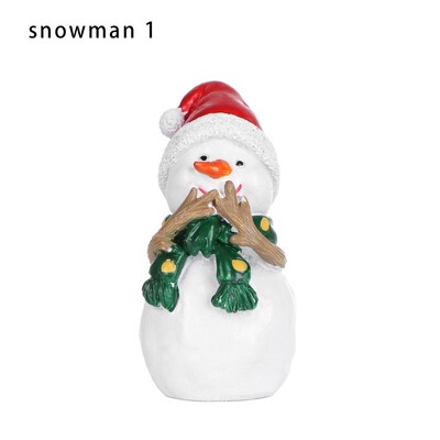 Vianočné miniatúry, figúrky, vianočný stromček, Santa Claus, snehuliaci, medveď, mikro krajinka, domček pre bábiky, mach, terárium, víla, dekorácia