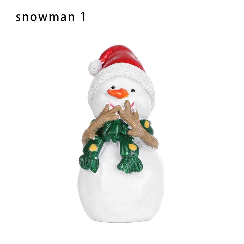 Vianočné miniatúry, figúrky, vianočný stromček, Santa Claus, snehuliaci, medveď, mikro krajinka, domček pre bábiky, mach, terárium, víla, dekorácia
