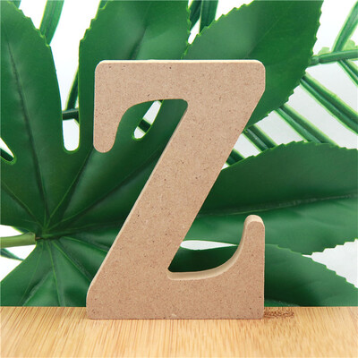 1 kom 10 cm Drvena slova u boji drveta Abeceda DIY Riječ Slovo Umjetnički obrti Stojeći naziv Dizajn Party Vjenčanje Kućni dekor 3,94 inča