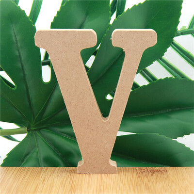 1 kom 10 cm Drvena slova u boji drveta Abeceda DIY Riječ Slovo Umjetnički obrti Stojeći naziv Dizajn Party Vjenčanje Kućni dekor 3,94 inča