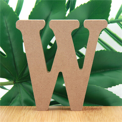 1 kom 10 cm Drvena slova u boji drveta Abeceda DIY Riječ Slovo Umjetnički obrti Stojeći naziv Dizajn Party Vjenčanje Kućni dekor 3,94 inča