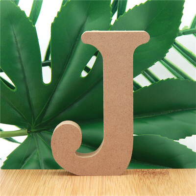 1 kom 10 cm Drvena slova u boji drveta Abeceda DIY Riječ Slovo Umjetnički obrti Stojeći naziv Dizajn Party Vjenčanje Kućni dekor 3,94 inča