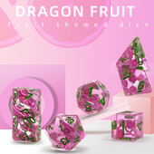 7 bucăți/set zaruri Accesorii pentru jocuri de masă Jucărie de divertisment pentru birou de agrement D4 D6 D8 D10 D12 D20 zaruri digitale pentru jocuri TPRG PRG