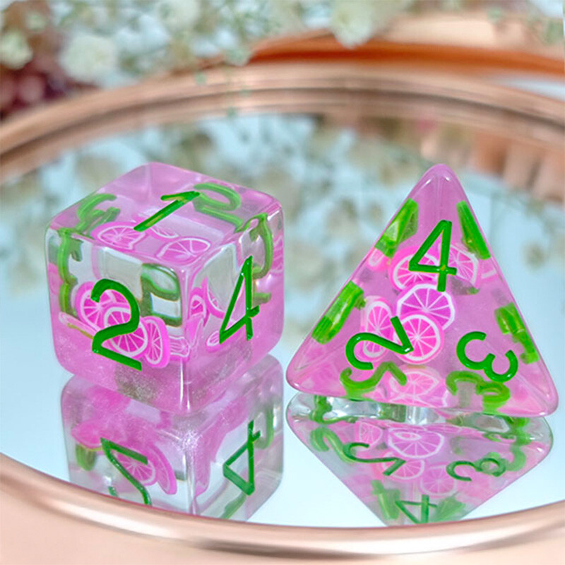 7 bucăți/set zaruri Accesorii pentru jocuri de masă Jucărie de divertisment pentru birou de agrement D4 D6 D8 D10 D12 D20 zaruri digitale pentru jocuri TPRG PRG