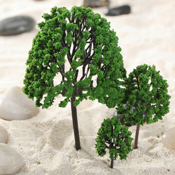 11 τμχ HO Scale Model Trees Train Railroad Micro Landscape Park Scenery Scale Tree Layout Diorama Wargame Scenery Κατασκευή σκηνής DIY