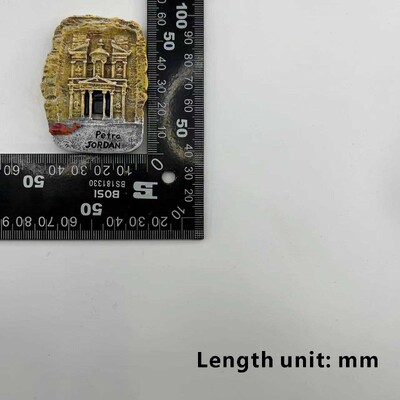 Jordan hűtőszekrény matricák utazási ajándéktárgyak háromdimenziós dekoratív műgyanta kézzel festett mágnes születésnapi ajándék