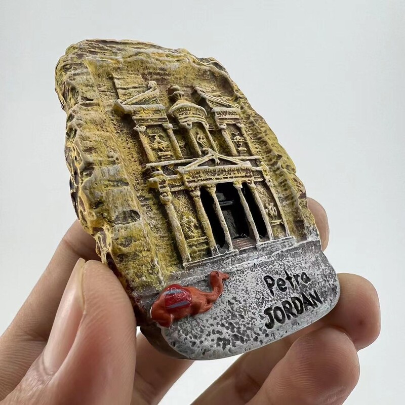 Jordan hűtőszekrény matricák utazási ajándéktárgyak háromdimenziós dekoratív műgyanta kézzel festett mágnes születésnapi ajándék