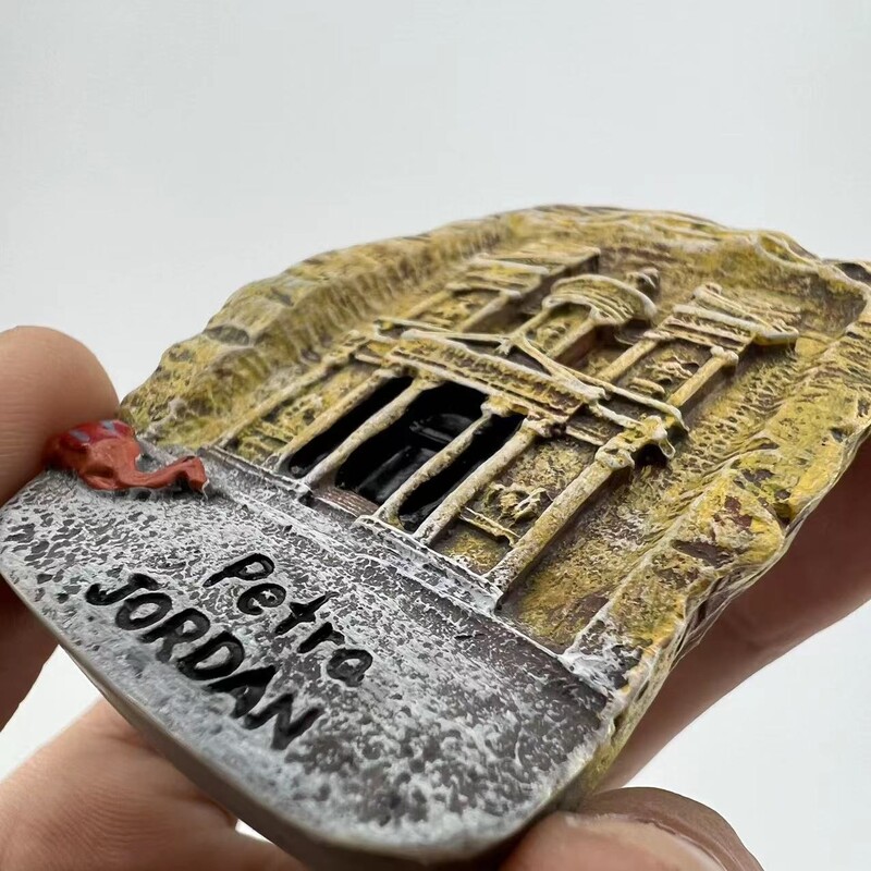 Jordan hűtőszekrény matricák utazási ajándéktárgyak háromdimenziós dekoratív műgyanta kézzel festett mágnes születésnapi ajándék