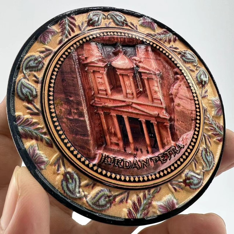 Jordan hűtőszekrény matricák utazási ajándéktárgyak háromdimenziós dekoratív műgyanta kézzel festett mágnes születésnapi ajándék