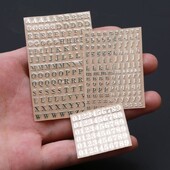 5 ks 3 mm písmená abecedy, hrubé trblietavé epoxidové živicové dekoratívne nálepky, anglické písmená a čísla, UV epoxidové živicové výplne