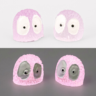 100 DB Világító Brikettek Elfs Black Ball Sprite Miniatűrök Otthoni dekoráció Izzó Elf Tündérkert Barkácsolás Kiegészítők Asztaldísz