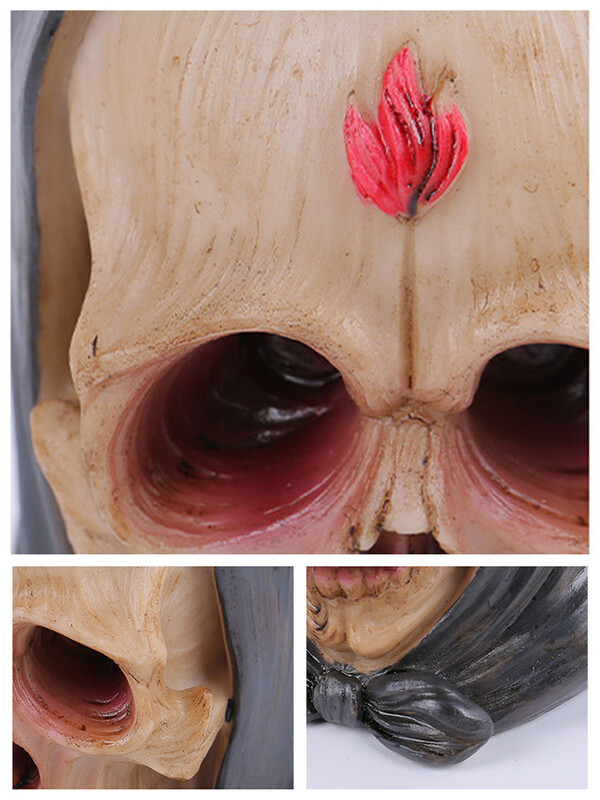 Figurák Miniatűrök Szellemcsontváz Dísz Koponya Mikro Táj díszek Halloween-dekorációhoz Hoom asztali kiegészítők