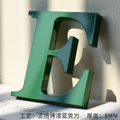 Individualizuotos sienos akrilo raidės Laiškų lipdukai Abėcėlė