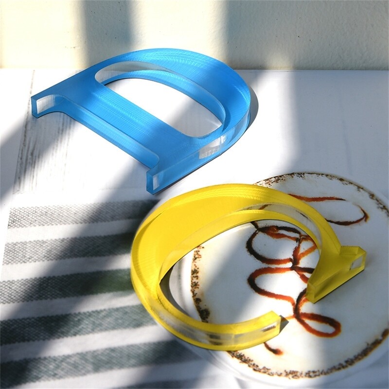 Individualizuotos sienos akrilo raidės Laiškų lipdukai Abėcėlė